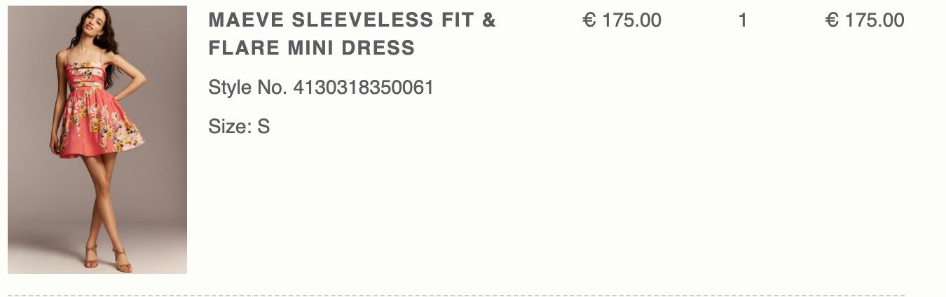 Vestiti: Anthropologie Dress – Nuovo e nell'imballaggio originale da Zürich venduto da honeybunny91 2