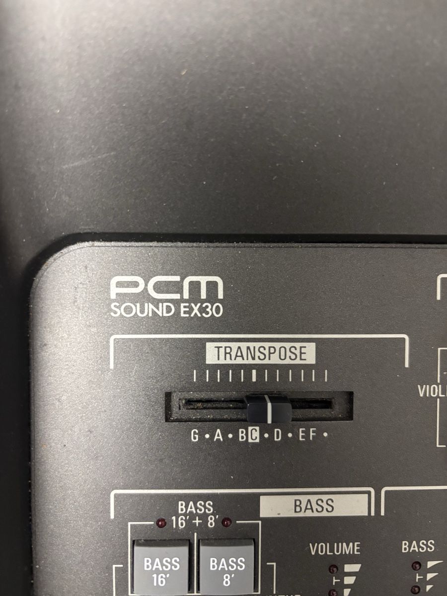Technics Musikinstrumente: Technics Heimorgel SX-EX30 Keyboard Orgel mit Stuhl – Gebraucht aus Bellmund von Bietu 3