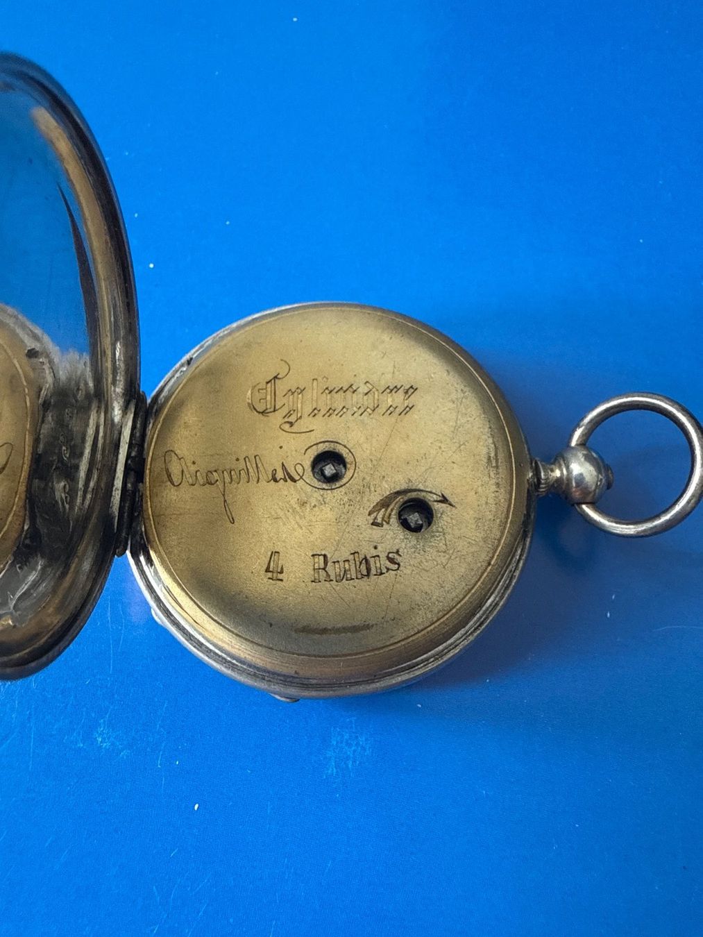 Orologi: Antike Taschenuhr Silber läuft – Usato da Stadel venduto da amigo014 2