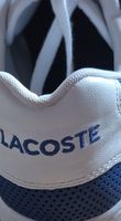 Lacoste Sneaker weiss blau neuwertiger Zustand Gr.43