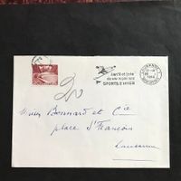 NP Brief aus LAUSANNE mit T-Entwertung auf  Zst 301A