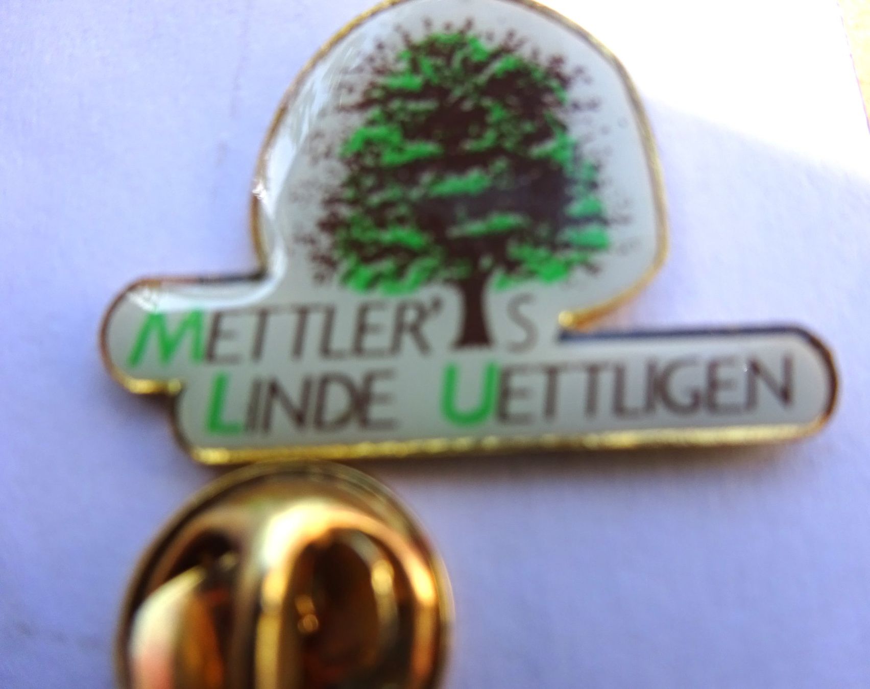 Placchette & Badge: Pin LINDE UETLLIGEN Mettler s – Usato da Utzenstorf venduto da BUtter81
