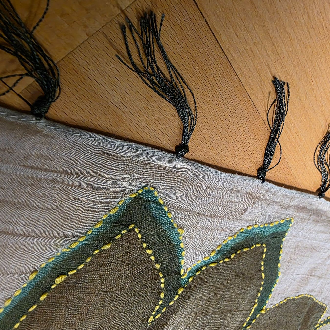 Foulards, Tücher & Schals: Camerucci Seidenschal mit Baumwolle ,neuwertig – Gebraucht aus Wald ZH von CapLux 3