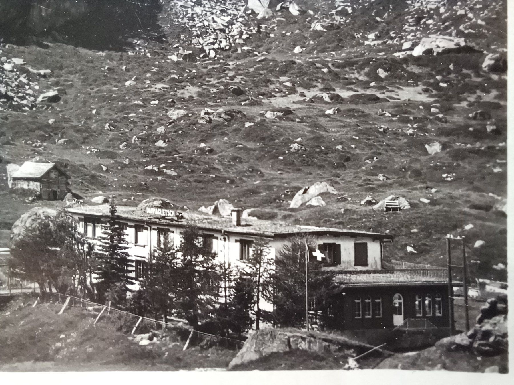 Cartoline postali: Göscheneralp mit Hotel Dammagletscher ca. 1950. – Usato da Aarau Rohr venduto da mgvw 2