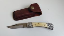 Vintage Jagdmesser mit Knochengriff (W12)