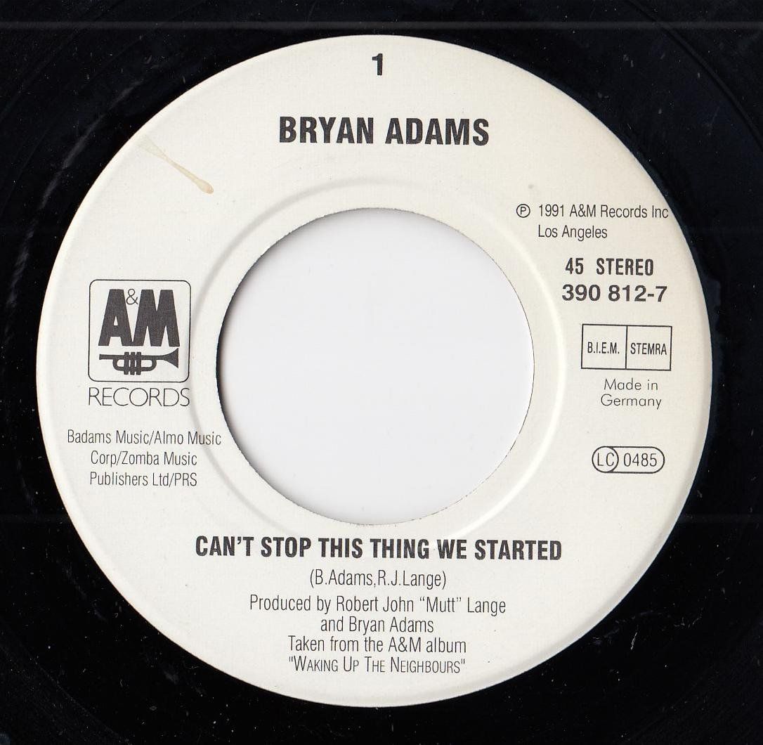 Schallplatten: Bryan Adams Vinyl Single von 1991 – Gebraucht aus Volketswil von Abcrecords 2