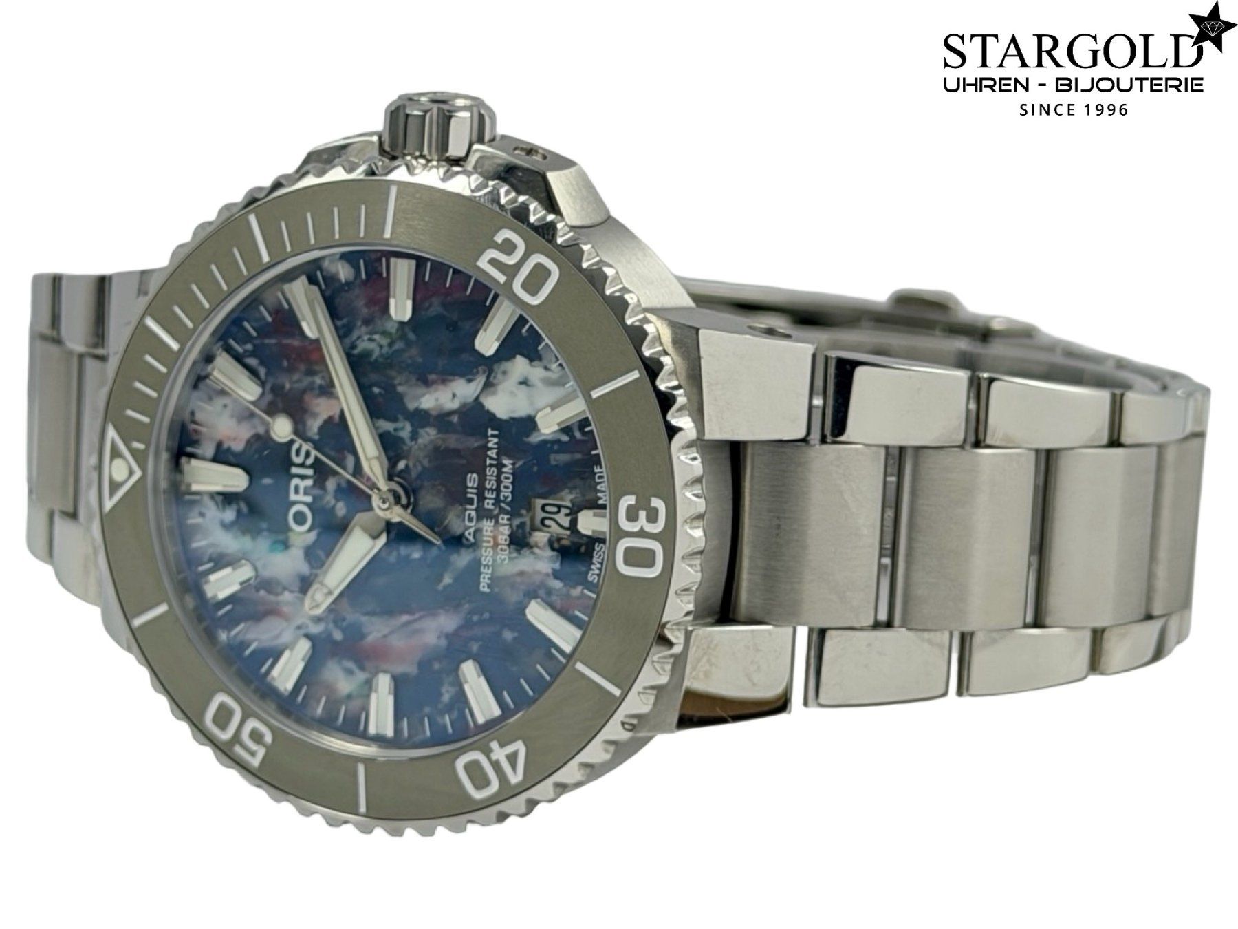 Oris Uhren: Oris Aquis Date Upcycle - 	01 733 7766 4150 – Gebraucht aus Zürich von Stargold-Uhren 1
