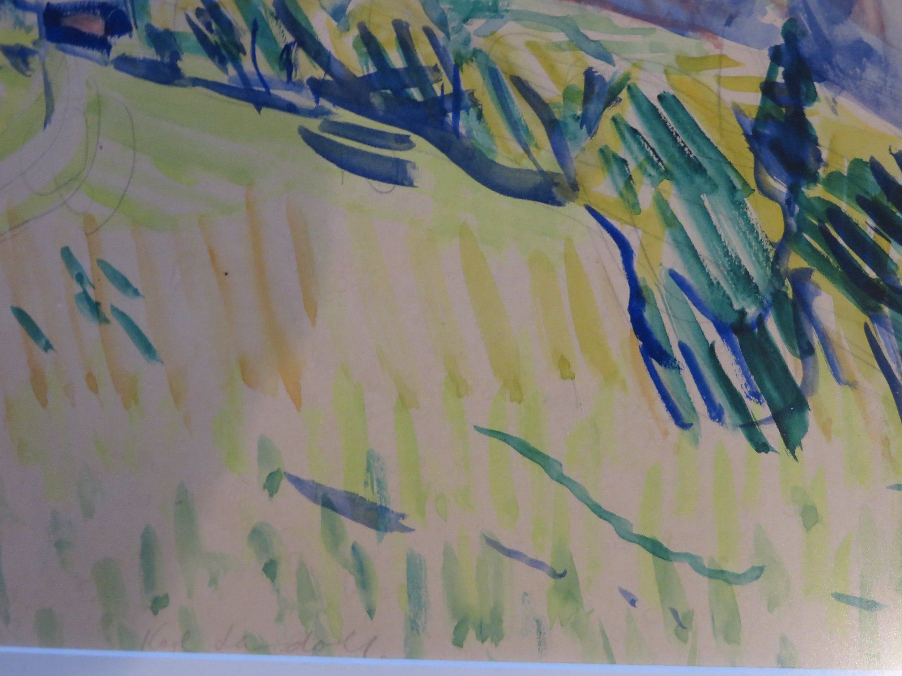 Dipinti: Karl Landolt 1925-2009 Grosses Aquarell – Usato da Bad Ragaz venduto da FutureZ 3