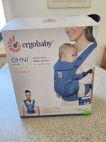Ergobaby Omni Breeze Babytrage blau neuwertig im Karton