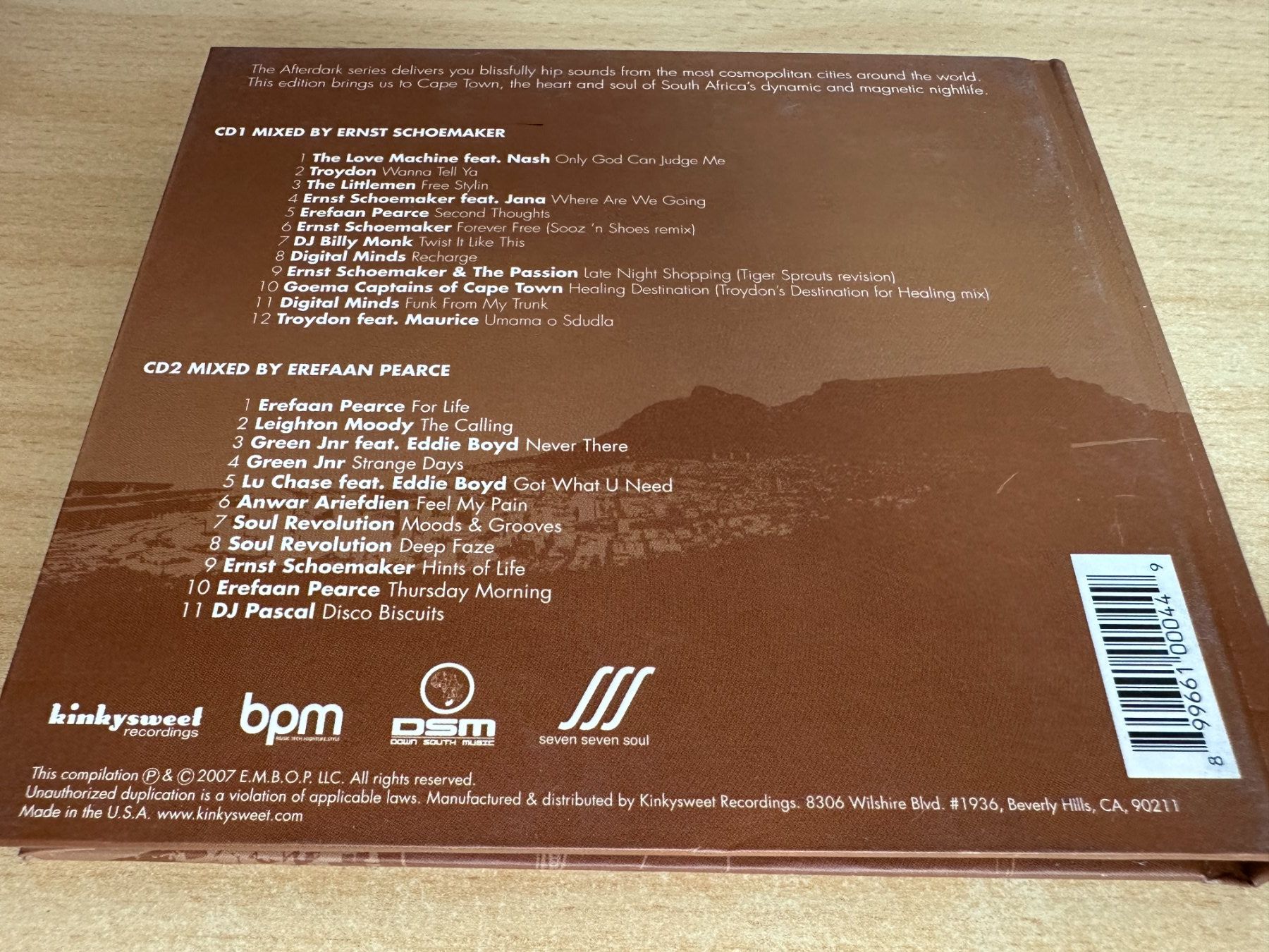 CD: Various – Afterdark - Cape Town – Usato da Rikon im Tösstal venduto da Alpenmutz 1
