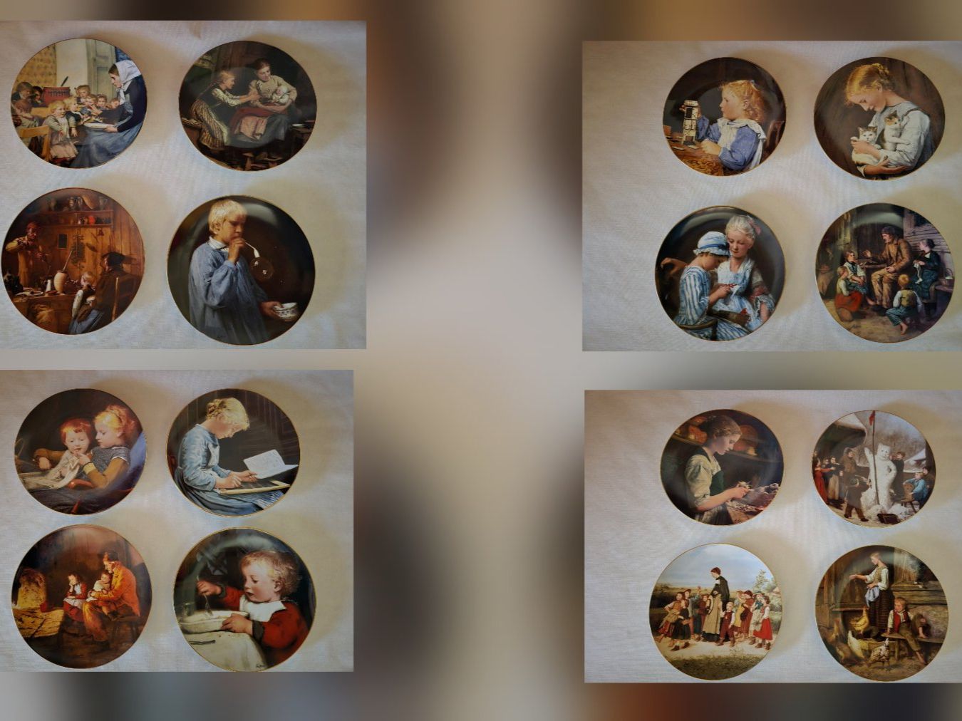 Teller: Langenthaler Sammelteller mit Motiven von Albert Anker – Neu (gemäss Beschreibung) aus Fehraltorf von Konk
