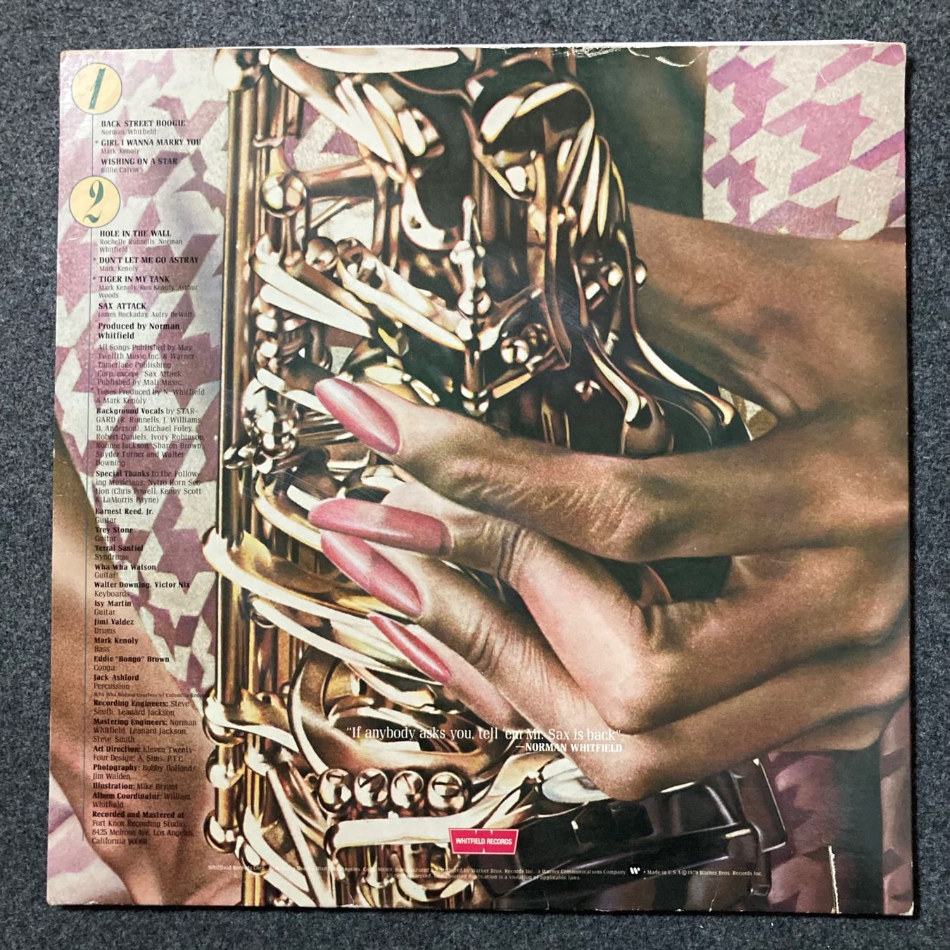 Vinyles: JR Walker - Back Street Boogie - LP – D'occasion à dachsen par oheio 1