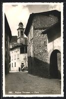 AK Pura /Tessin, Strassenpartie, 1938