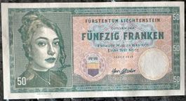 Liechtenstein 50 Franken "Essay Test Note" 2019 Rarität