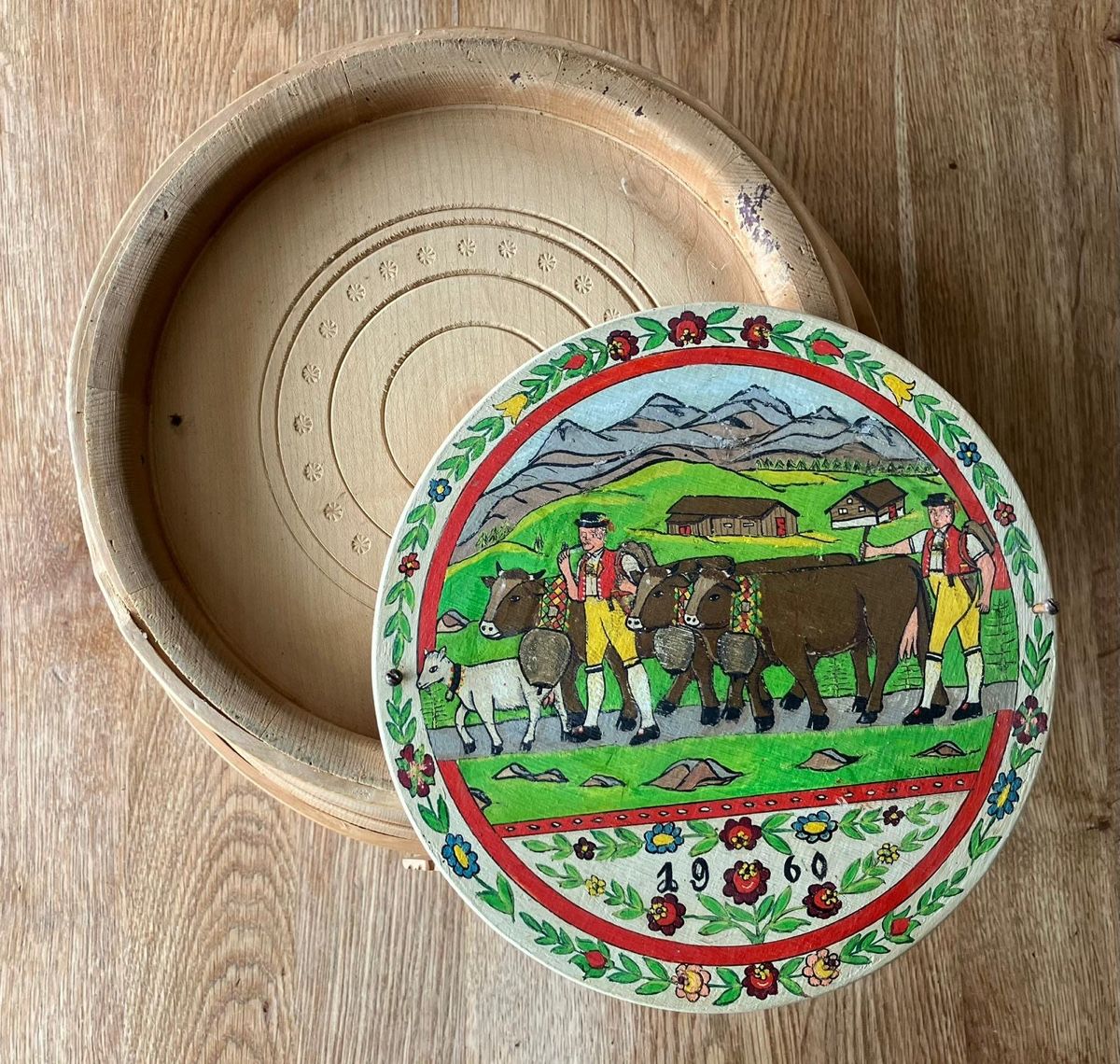 Dipinti: Appenzeller Toggenburger Bauernmalerei – Usato da Waldstatt venduto da Cremschnitte 5
