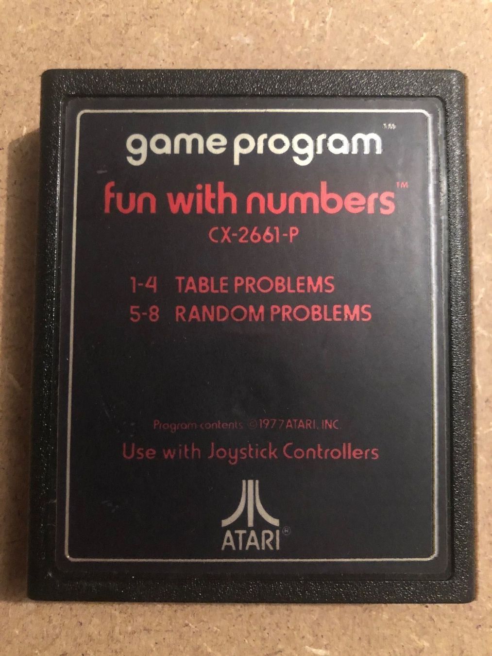 Jeux: Fun with Numbers für Atari 2600 – D'occasion à Kestenholz par Inna09