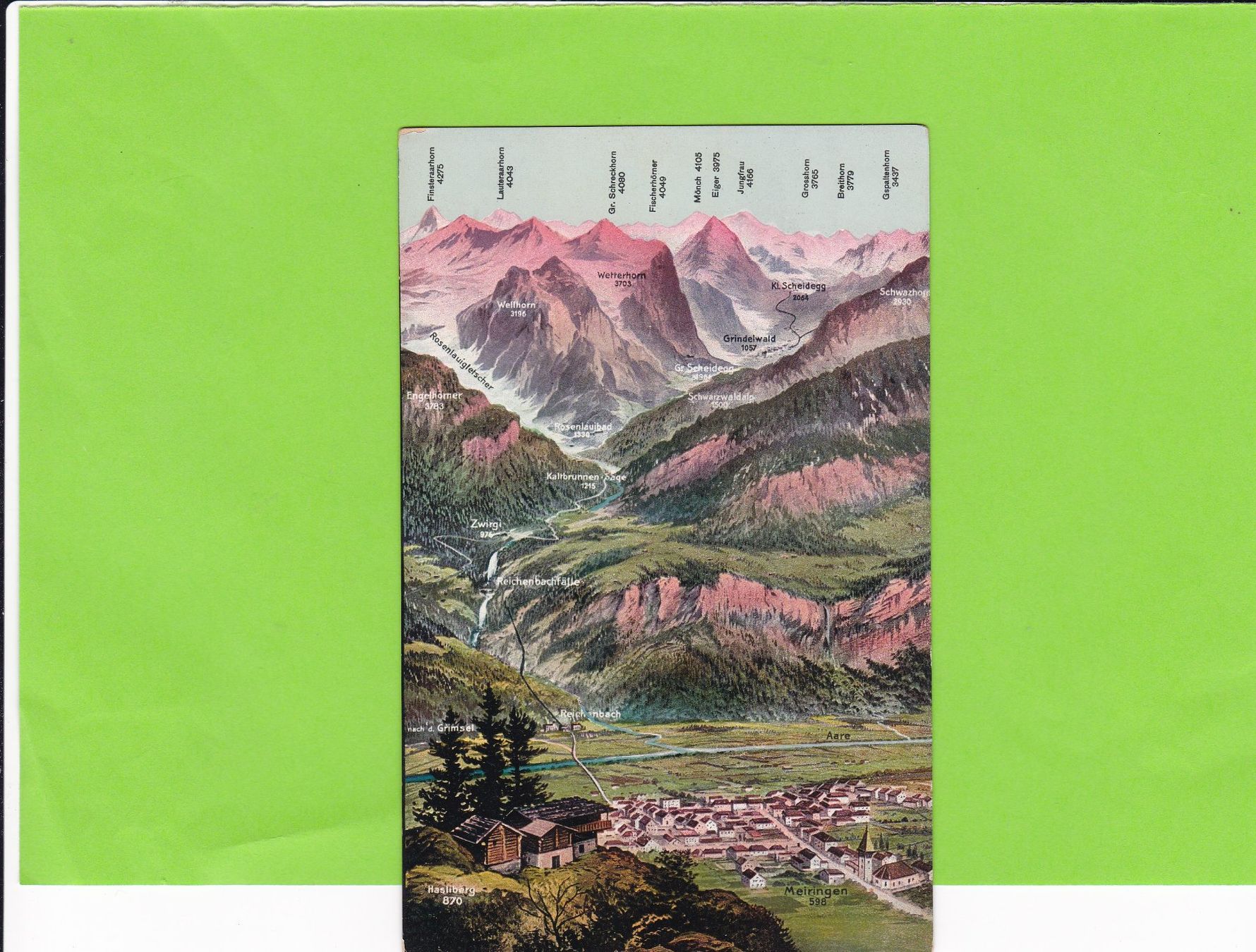 Cartoline postali: Grosse Scheidegg – Usato da St. Peterzell venduto da neckertal