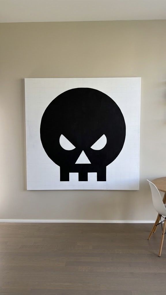 Dipinti: Icon 01: Skull (Grossformat 120x120cm) – Nuovo e nell'imballaggio originale da Adliswil venduto da GermanK