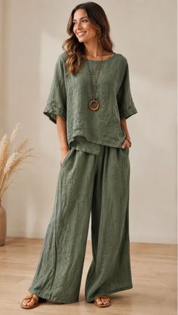 Linen zweiteilig 
