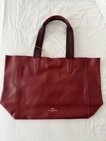Damen Shopper Leder rot Marke COACH neuwertig