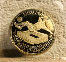 Euro Fussball- WM 2008  Medaille , St. Jakob Basel