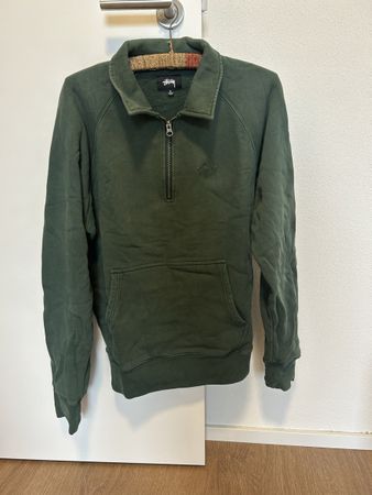 Sweat zippé Stüssy vert foncé, taille M