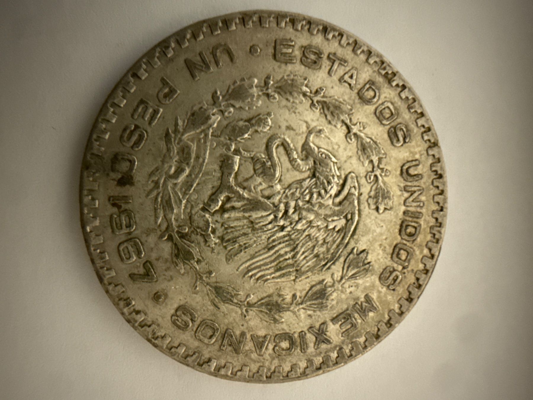 Tutti le monete: Un Peso Silber 1967 – Usato da Derendingen venduto da iven70