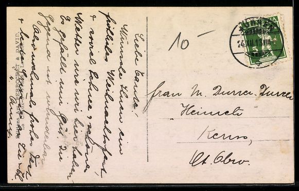 Cartoline postali: Mürren, Breith, Tschingelb et Gspaltenh – Usato da Berlin venduto da bartko-reher 1