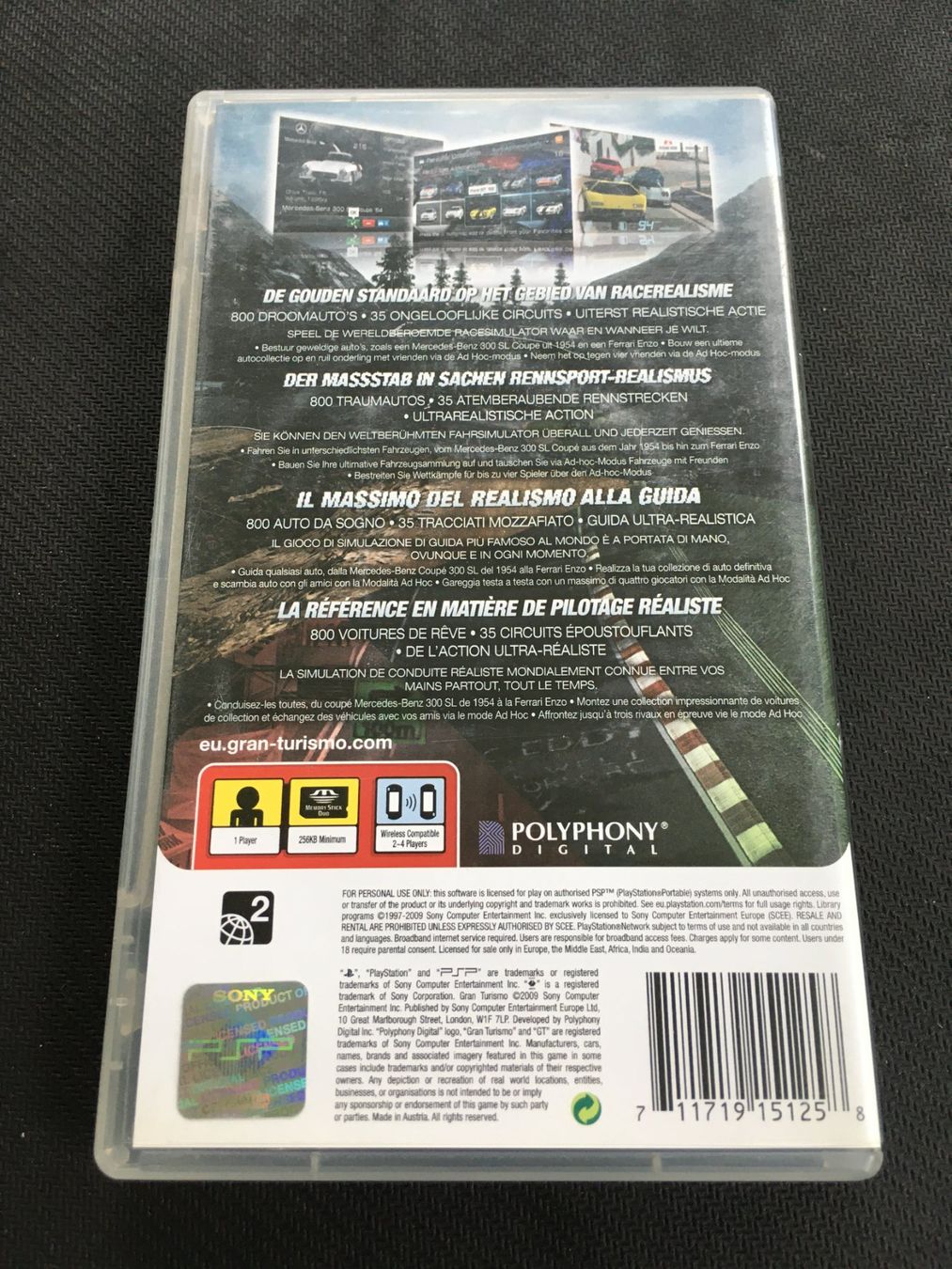 Sony Giochi: Gran Turismo - PSP – Usato da St.Gallen venduto da Punktchen01 1