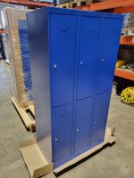 6-er Garderobenschrank Spind (duplex 1/2)