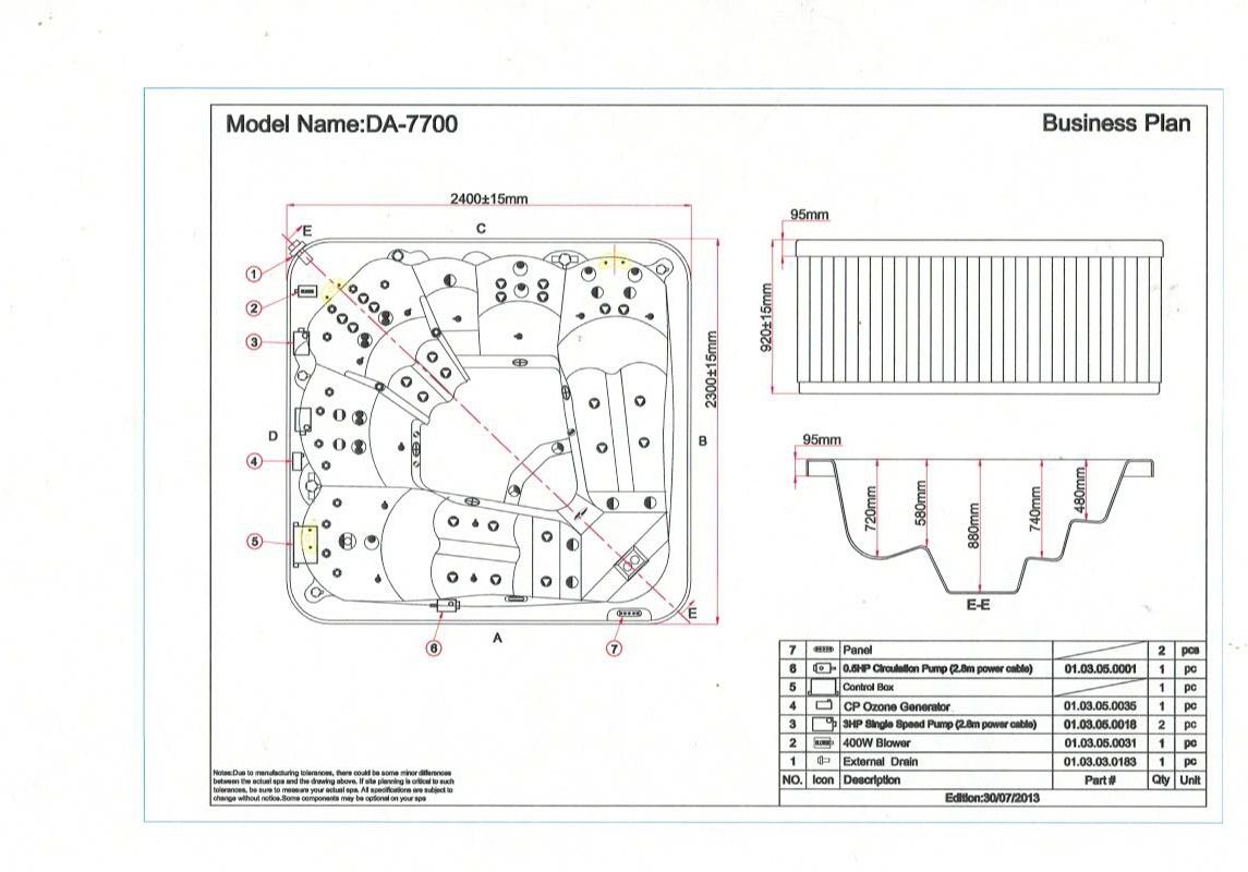 Whirlpool: Whirlpool DeluxeSpas Saturn mit 74 Düsen – Usato da Hinwil venduto da cccnb 6