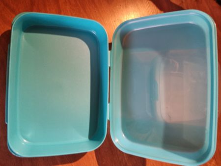 Tupperware Behälter Signature hellblau, gebraucht