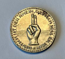 Medaille Befreiungsfeier Rhein, Weimar 1930, Deutschland