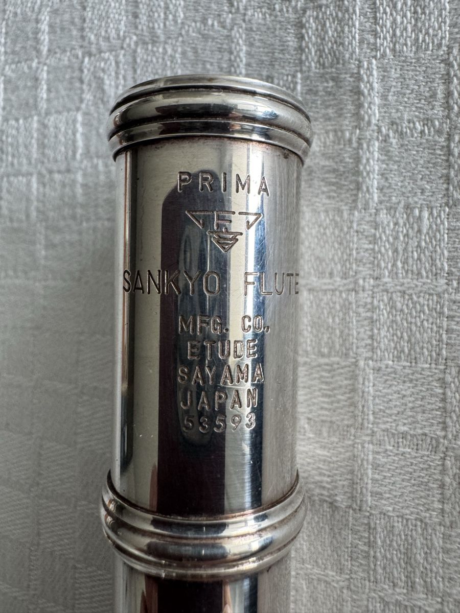 Sankyo Strumenti musicali: Sankyo Querflöte Prima Etude – Usato da Birmensdorf ZH venduto da Sonnenhut2015 1