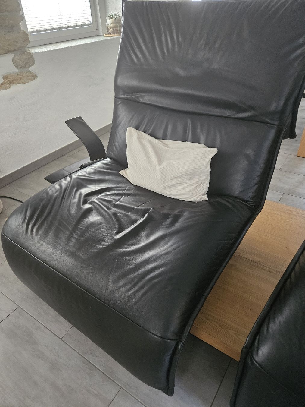 Poltrone: koinor fauteuil édit cuir noir – Usato da Vicques venduto da Natoch 1