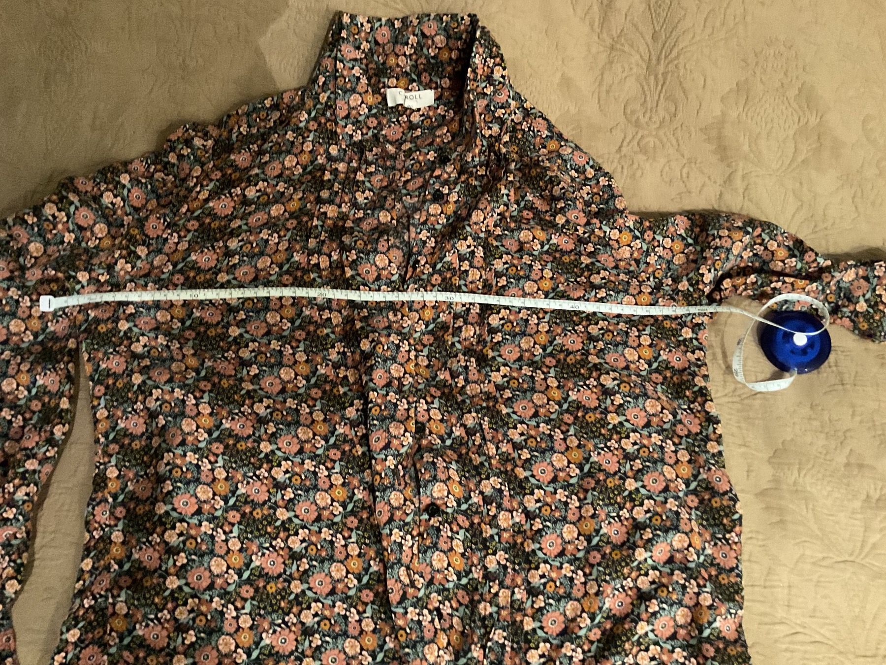 Blusen: Bluse Grösse M, Blumenmuster, Herbstfarben – Gebraucht aus luzern von Alpendorf1 1