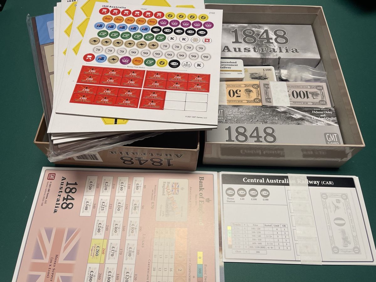 Giochi: 1848 Australia - GMT Games – Nuovo (secondo la descrizione) da Wettingen venduto da TheCenturion 2