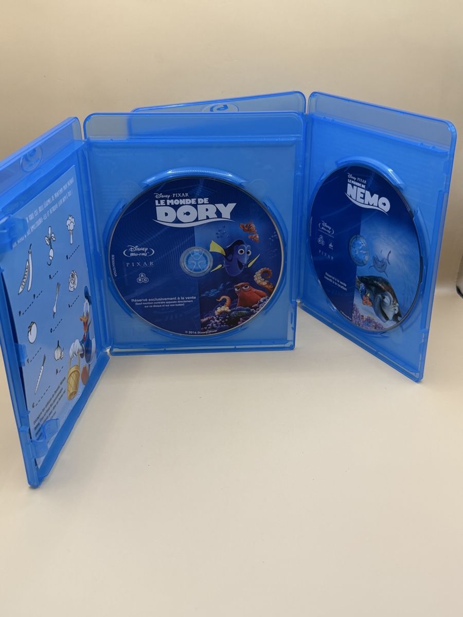 Tutti i DVDs: Lot Blu-ray Disney Pixar Le Monde de Nemo et Dory – Usato da Genève venduto da sho_67qj 2