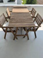 Balcony table with 4 chairs