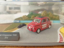 Fiat 500 Giannini TV 1:43 #222# in Diorama