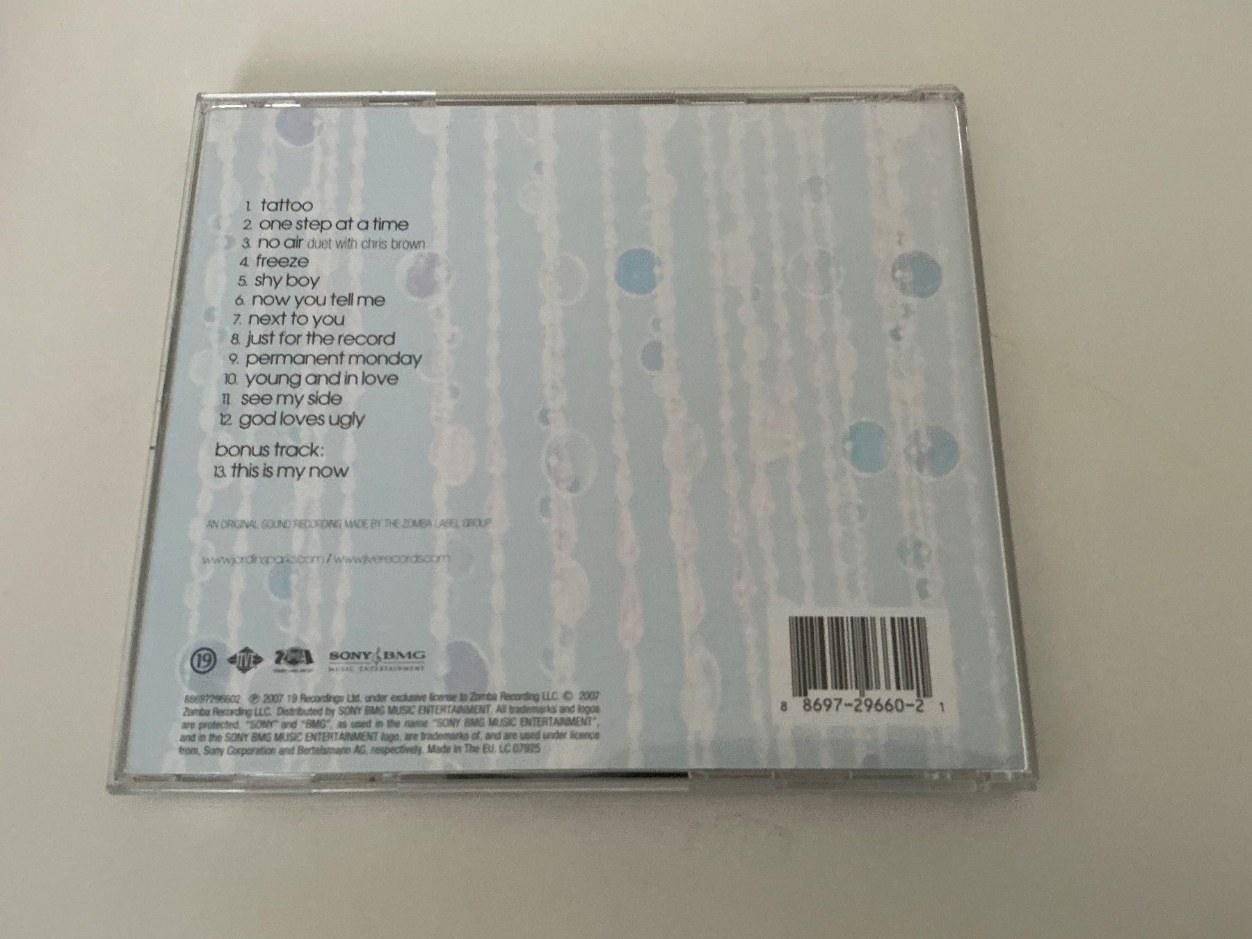 CD: Jordin Sparks / 2007 – Usato da Dübendorf venduto da Shreck 1
