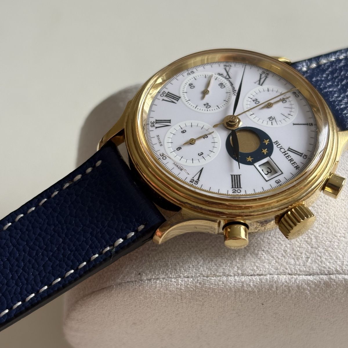 Bucherer Uhren: Bucherer Chronograph Automatic Valjoux 7750 – Gebraucht aus Winterthur von LaBodega 8