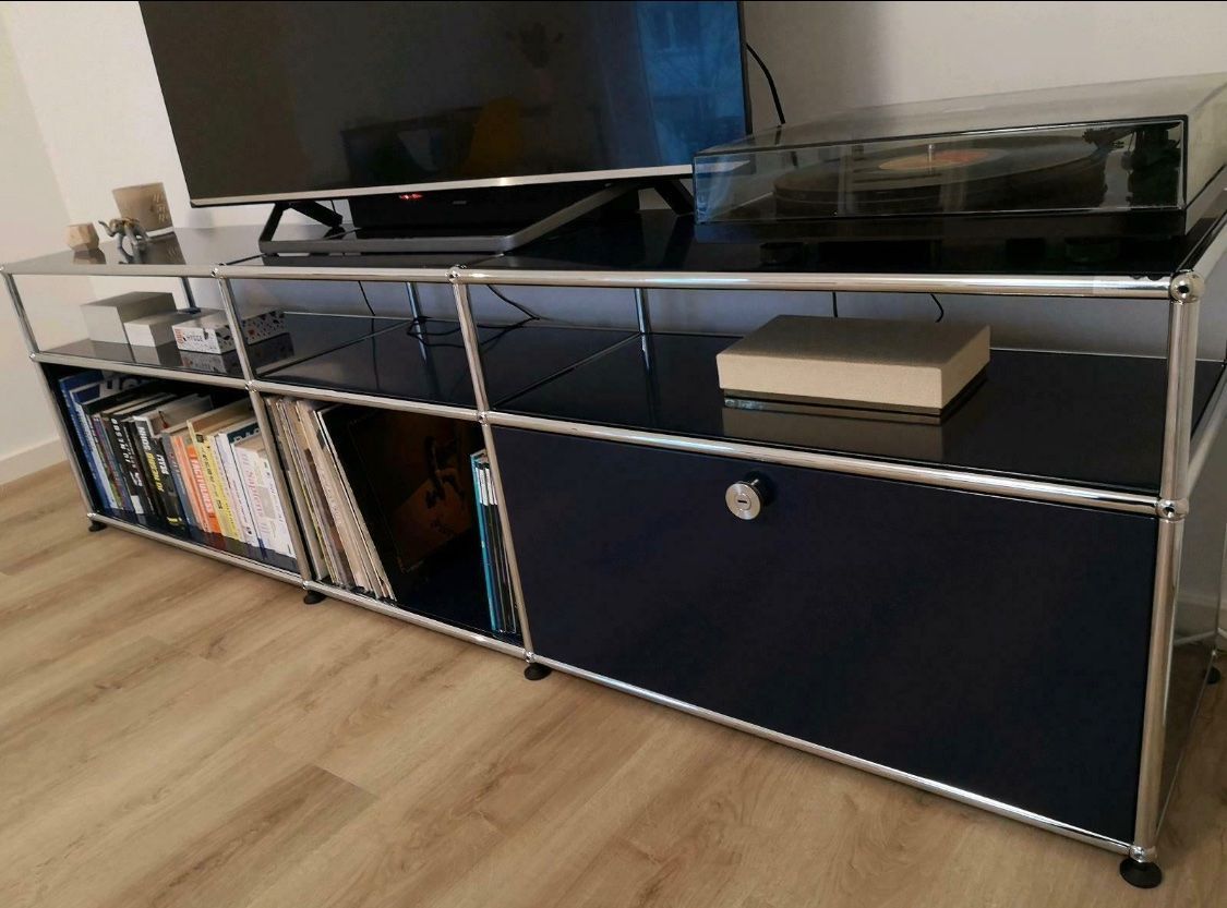USM Mobili TV: USM Haller TV-Board Schwarz – Usato da Opfikon venduto da lula21 2