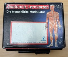 Anatomie Lernkarten  Die menschliche Muskulatur  Plastik Box