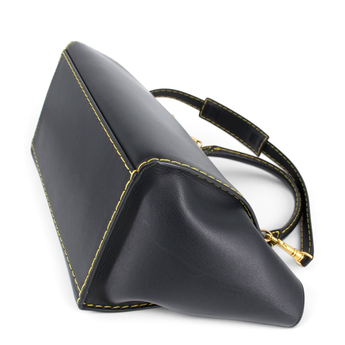 Celine Borse da donna: Céline Trapèze schwarz/gelb – Usato da Binningen venduto da Designerlabels 9