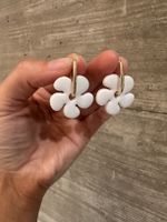 Boucles d'oreilles en pâte fimo et en résine