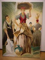 Leinwand Gemälde (Hand gemalt), Jahr 2003