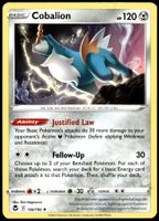 Pokémon Cobalion 126/195  Rare EN SWSH12 Silver Tempest