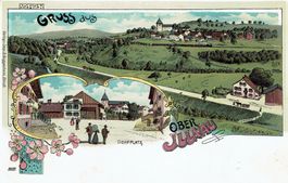 Gruss aus Ober-Illnau ZH, um 1898