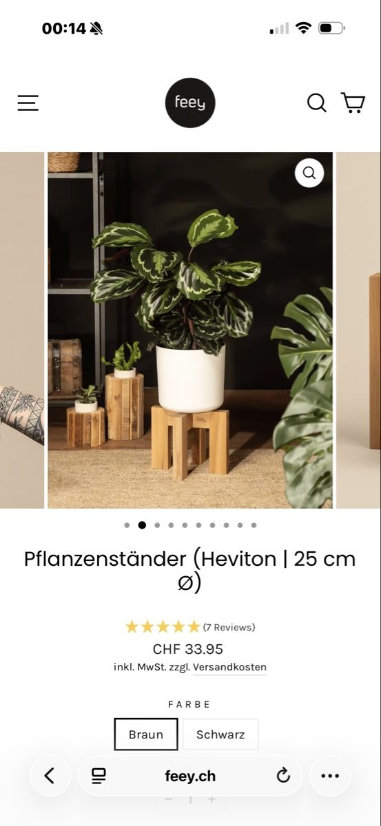 Altro per la casa: Holz-Pflanzenständer 25cm Ø  – Nuovo (secondo la descrizione) da Kriens venduto da sab_8l2m 1